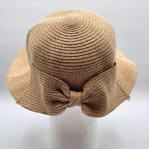 DAVID & YOUNG Women Beach Bowknot Sun Hat 100% Polyester